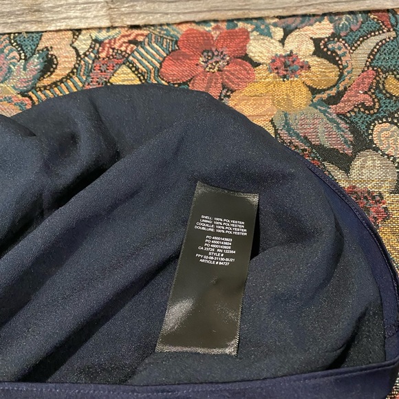 🤡BOGO🤡 NWT Spencer SUNDAY BEST Pure Indigo Satin Strapped Dress - Womens 10 - Picture 11 of 12